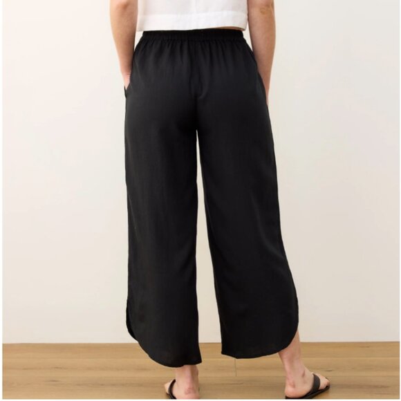 Marine Layer Allison Wide Leg Pants Black - Picture 2 of 16